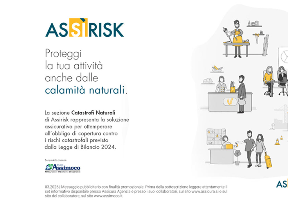 Attiva ora la polizza catastrofale per la tua azienda